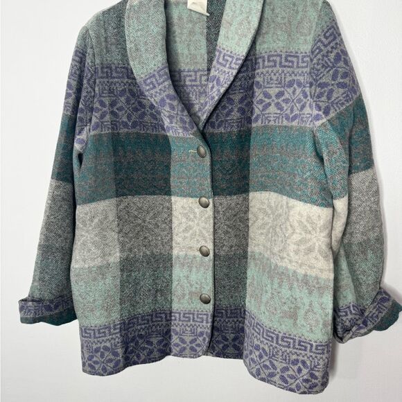 Vintage Portraits Northern isles set of blazer and skirt size small - Picture 4 of 6